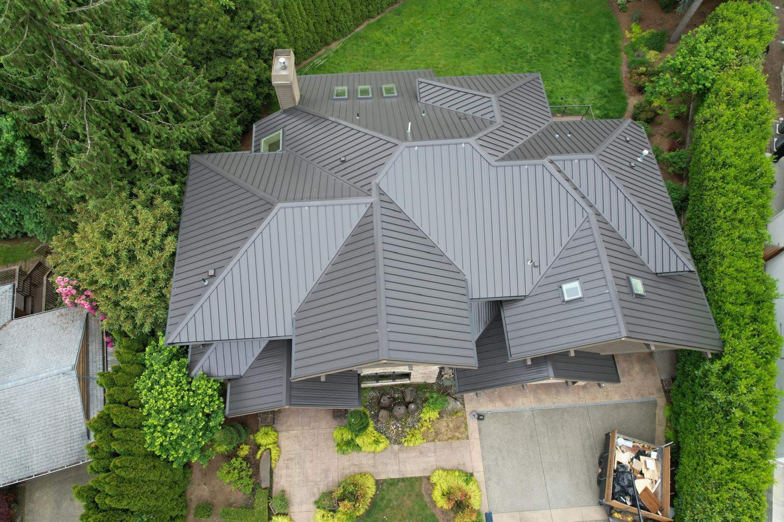 Metal Roof Replacement — completed roof