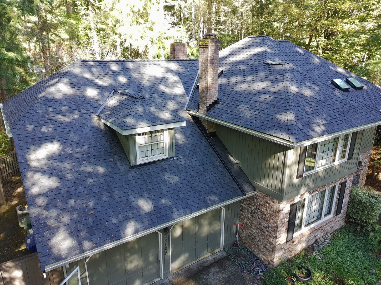 Completed aging roof replacement